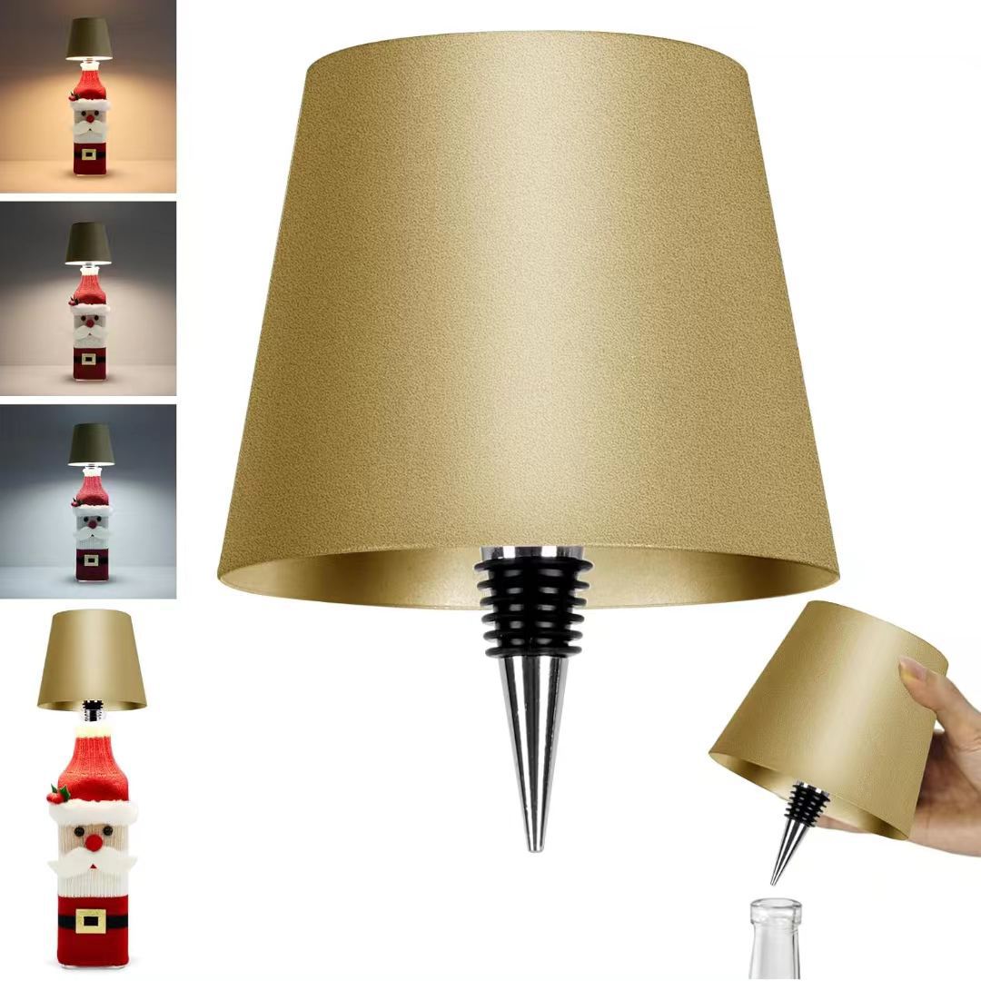LED Creative Wine Bottle Light for Bar: Movable, Rechargeable, RGB Dimmable Decorative Bottle Lamp - V.I.P Digital Presence