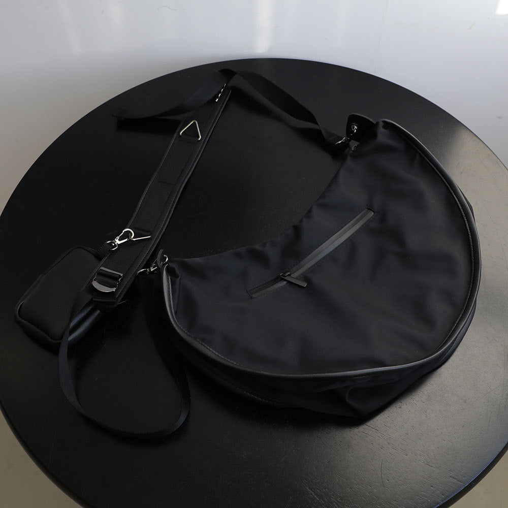Casual Simple Dumpling Bag Trendy New Fashion Nylon Two-In-One Shoulder Messenger Bag For Men - V.I.P Digital Presence