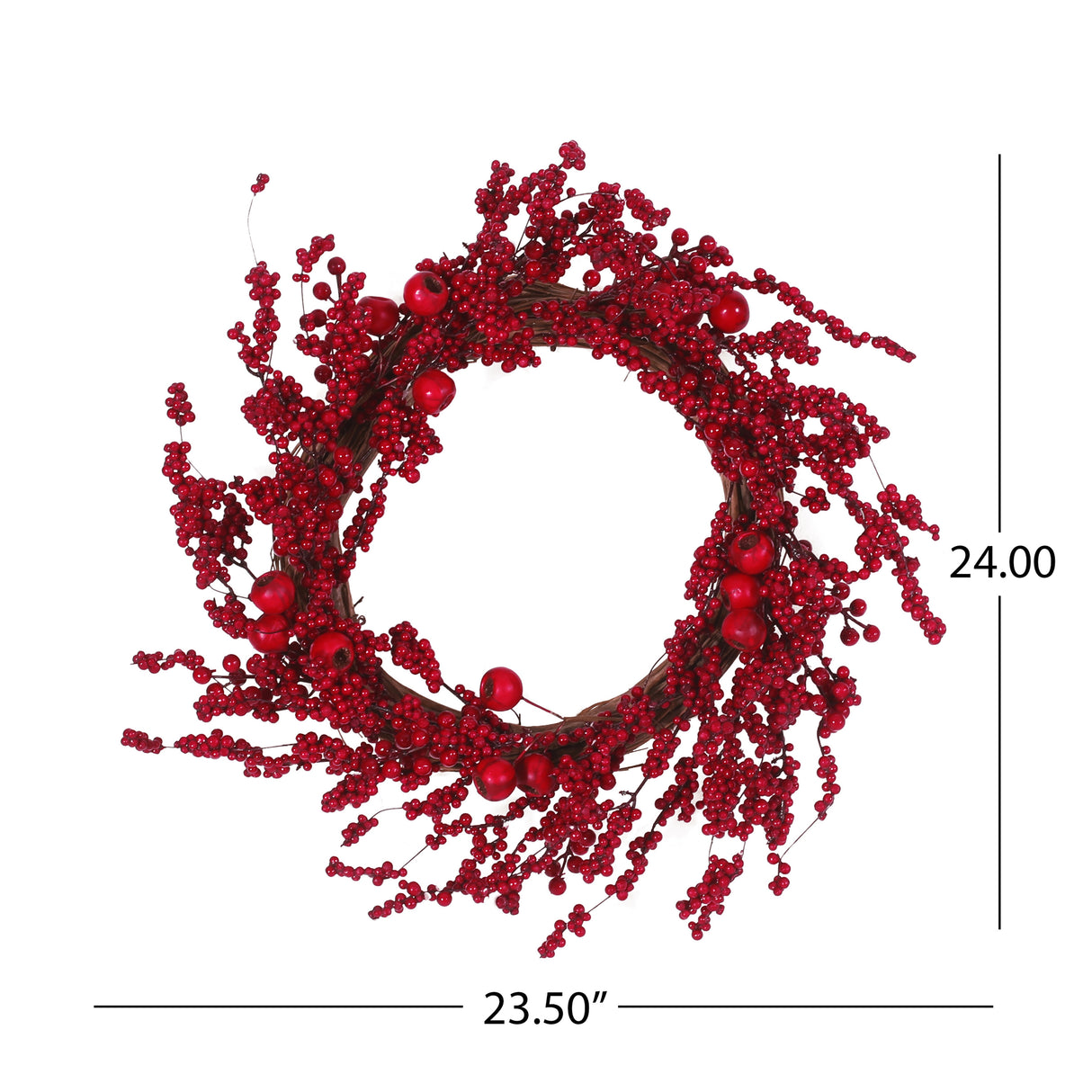 23.5" WP MIXED BERRY WREATH - V.I.P Digital Presence