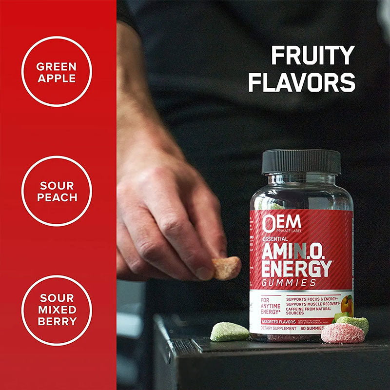 Energy gummies amino acids exercise and fitness gummies - V.I.P Digital Presence