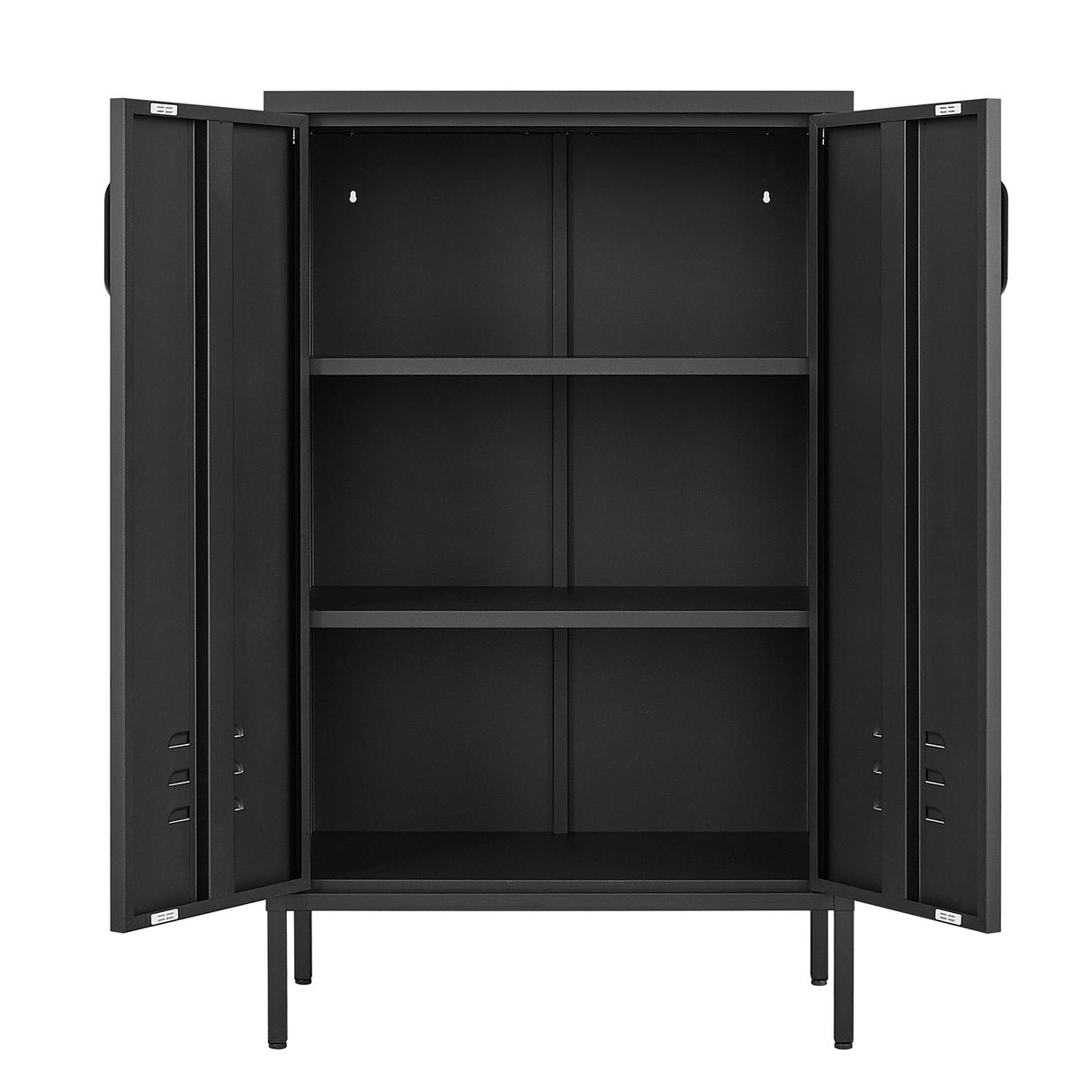 Steel storage cabinet, double door miscellaneous storage cabinet, 2 movable partitions - V.I.P Digital Presence