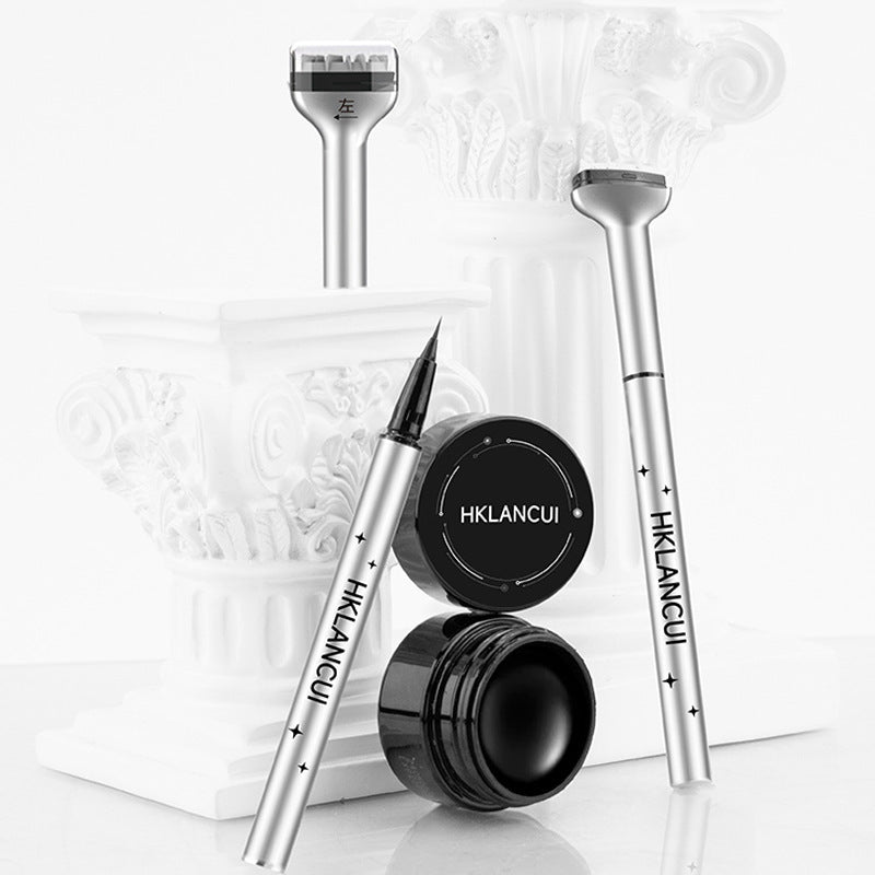 Makeup Magic Eye Liner Gel Pen Waterproof Long Lasting 2 In 1 Lower Liquid Eyeliner Pencil Eyelashes Stamp - V.I.P Digital Presence