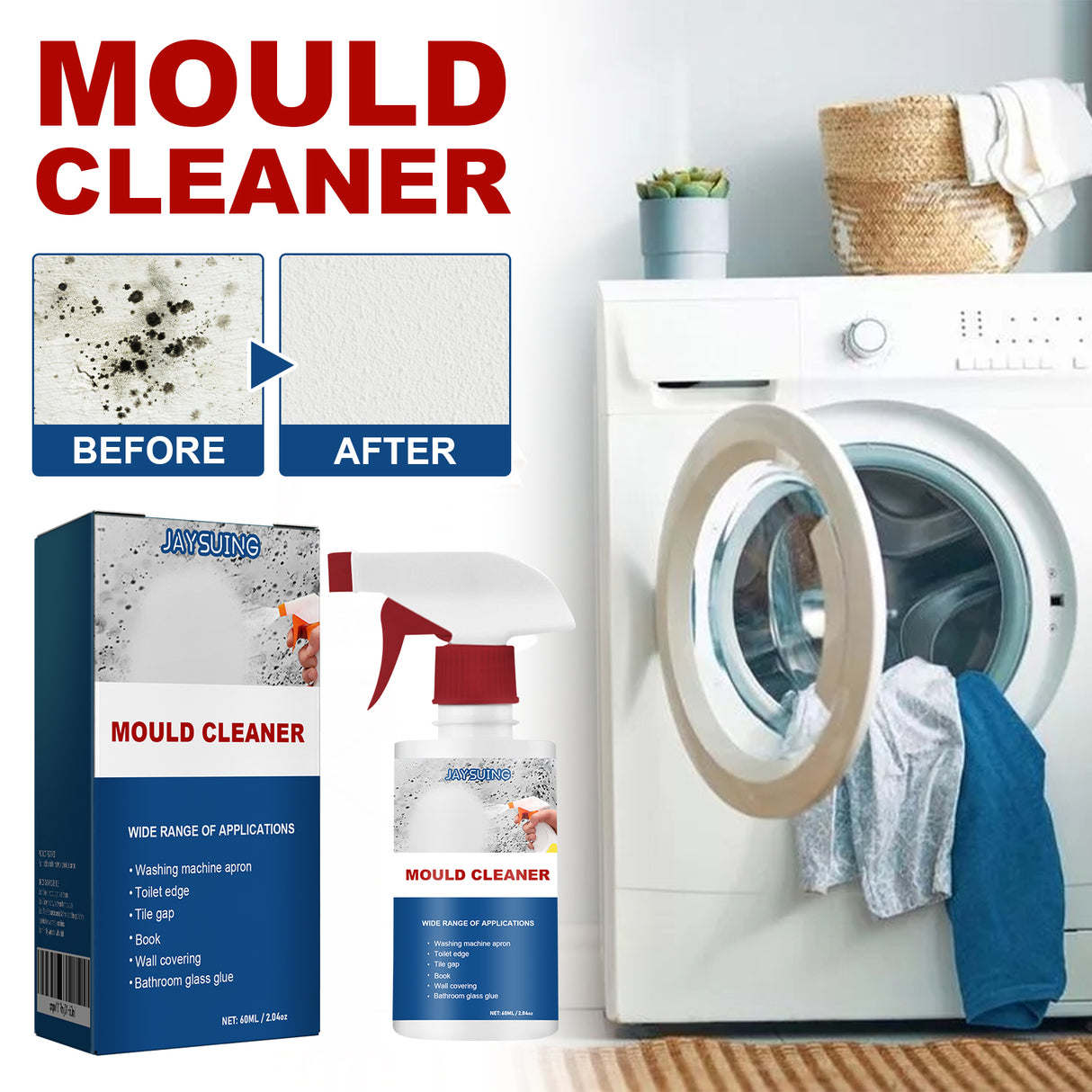 Mold Remover Spray, Ceiling Bathroom Tile Wall Multi-Effect Cleaning Decontamination And Mildew Removal Spray - V.I.P Digital Presence