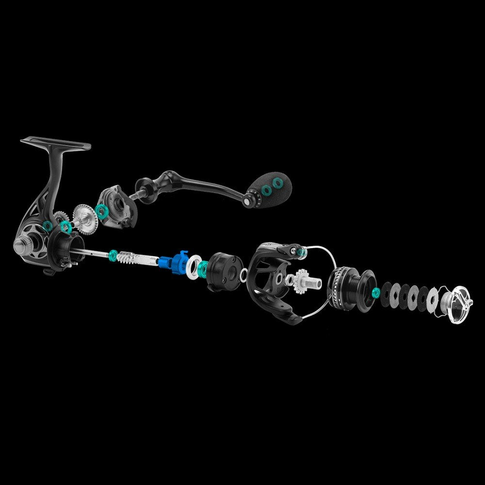 Carrete de pesca giratorio SeaKnight AXE para agua salada, 6.2:1, 11BB, 2000H, 3000H y 4000H, cuerpo totalmente metálico, anticorrosión, para carpas marinas.
