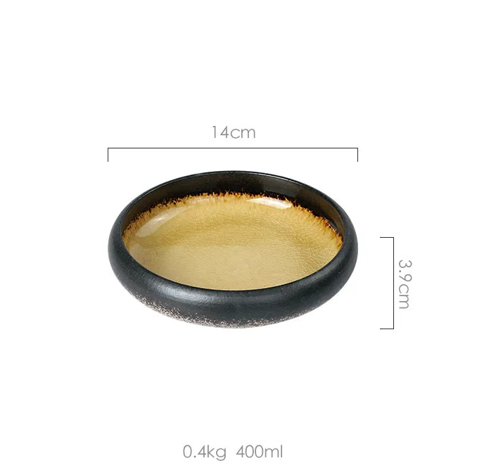 Creative retro ceramic plates plates dishes sushi plates tableware snack plates - V.I.P Digital Presence