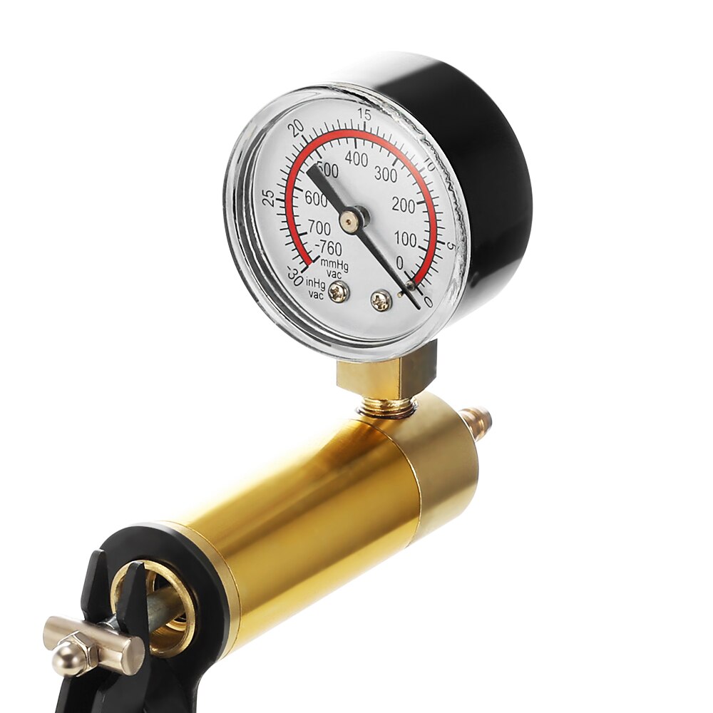 Hand Held DIY Brake Fluid Bleeder Tools Vacuum Pistol Pump Tester Kit Aluminum Pump Body Pressure Vacuum Gauge - V.I.P Digital Presence