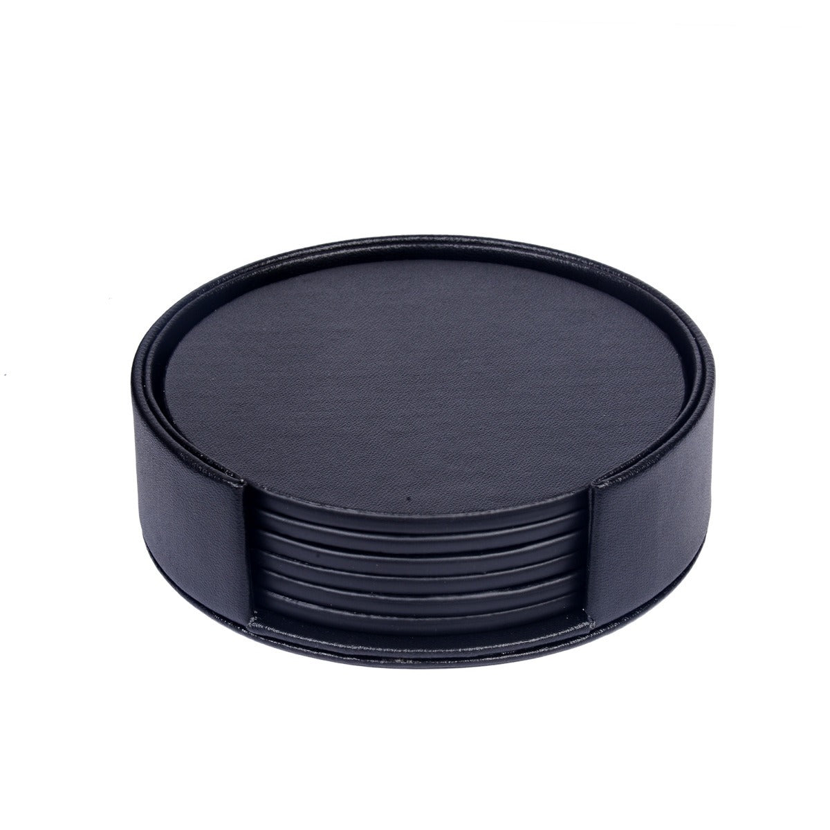 Creative PU leather coaster Exquisite insulated tea water cushion Square leather coaster - V.I.P Digital Presence