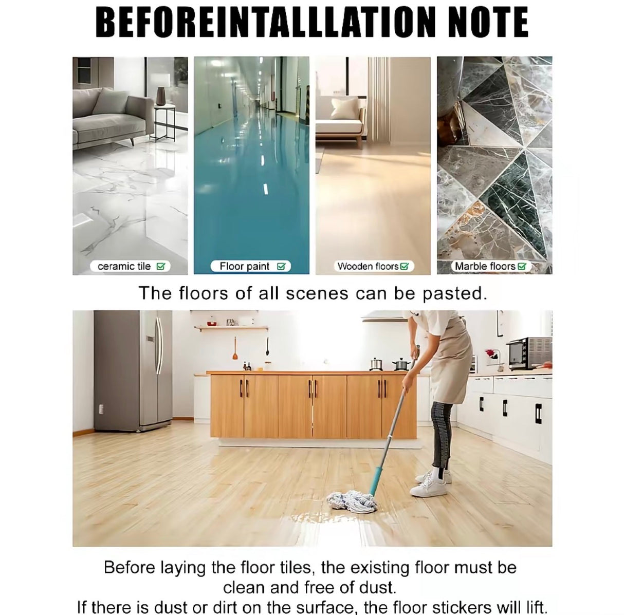 TileGlow Floor Stickers
