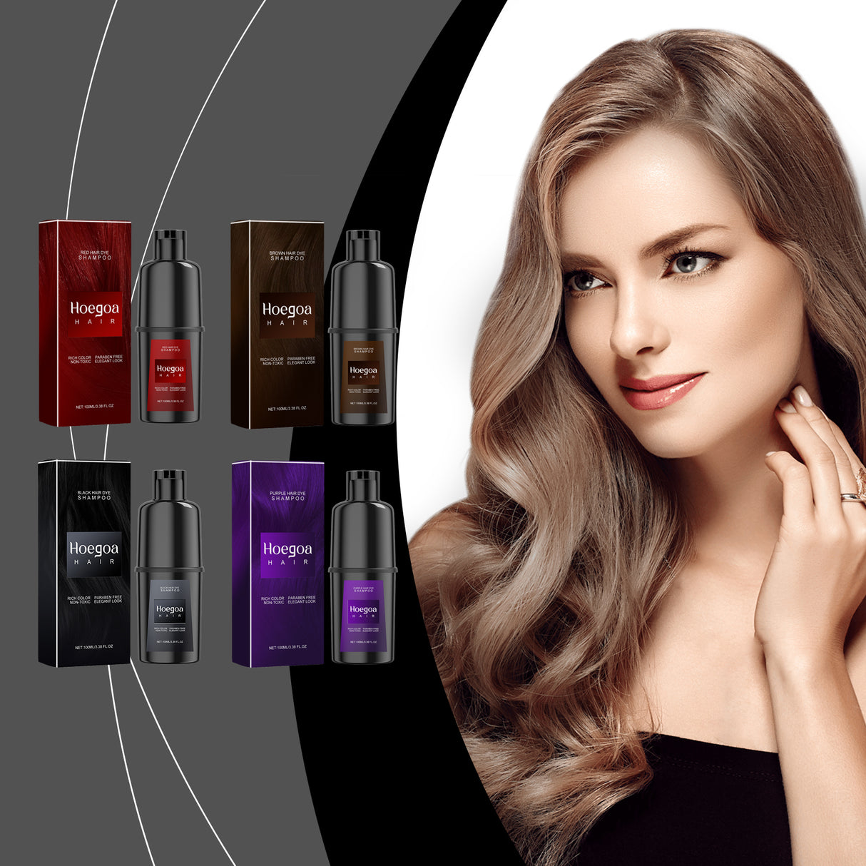 Hair Shampoo, Gentle, Non-Irritating And Non-Scalp Damage Diy Long-Lasting Easy Coloring Hair Shampoo - V.I.P Digital Presence