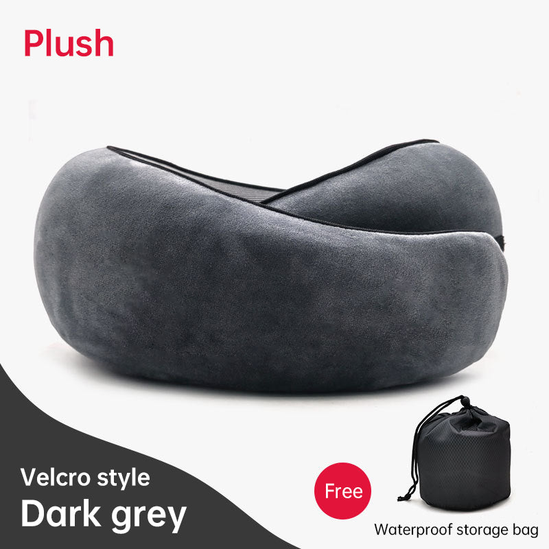 Memory Foam Neck Travel Pillow: Soft, 360° Head Support, for Home, Plane & Car - V.I.P Digital Presence