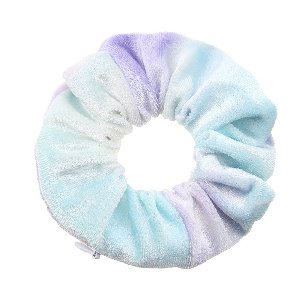Tie dye velvet zipper large intestine loop - V.I.P Digital Presence