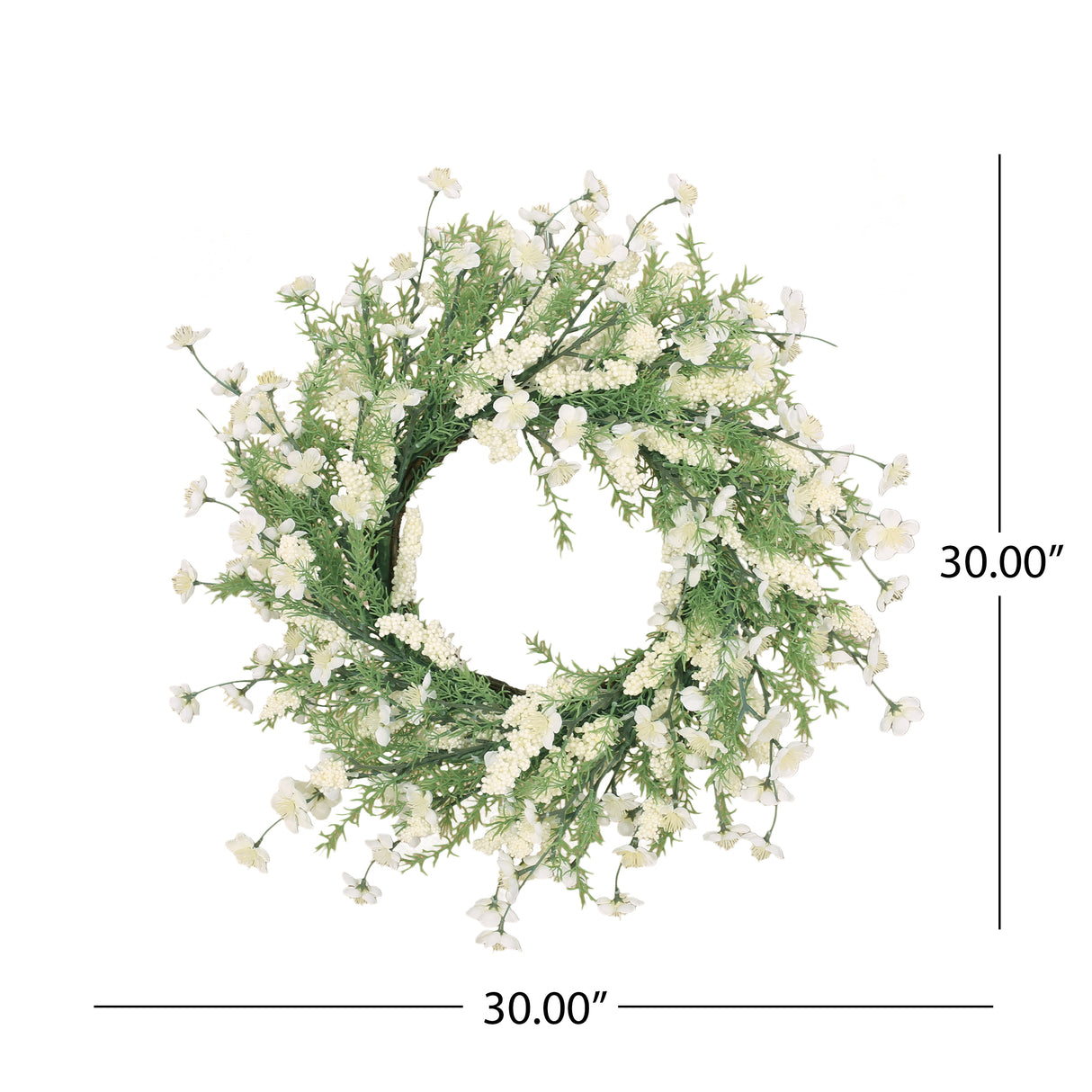 30" Plum Blossom Wreath - V.I.P Digital Presence