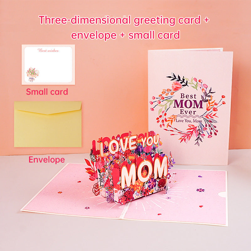 3D Paper-Cut Mother's Day Card: A Creative & Heartfelt Gift for Mom - V.I.P Digital Presence
