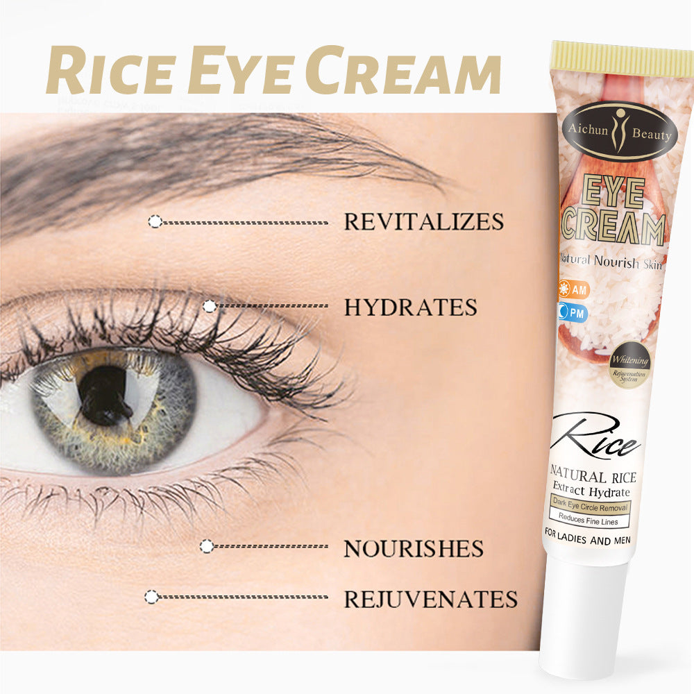 Rice Eye Cream To Remove Eye Bags And Dark Circles To Fade Fine Lines And Firming Eye Care Eye Cream - V.I.P Digital Presence