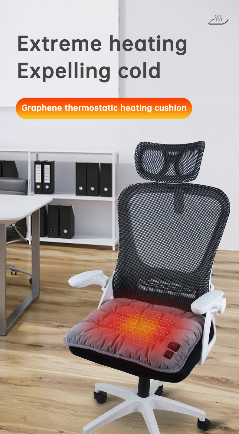 45X45cm USB Heating 3-speed Thermostat Cushion Office Sedentary Car Home Dual-use Winter Warm Physiotherapy Electric Heating Pad - V.I.P Digital Presence