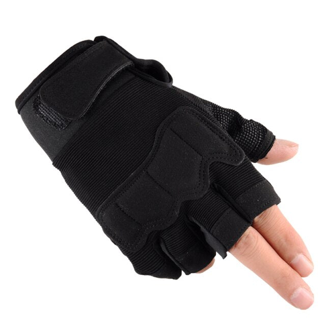 1 Pair Tactical Sports Fitness Weight Lifting Gym Gloves Training Fitness bodybuilding Workout Wrist Wrap Exercise Glove for Men - V.I.P Digital Presence