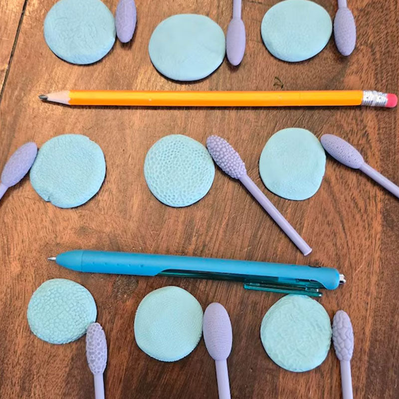 9 - piece Clay Art Texture Tool Sets. Includes Pattern Rollers for Modeling, Embossing Plaids with Hand - held Rollers - V.I.P Digital Presence