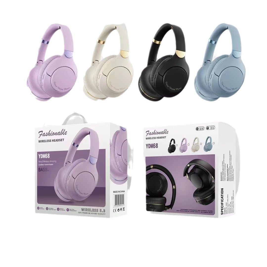 YDM68 new wireless Bluetooth headset with heavy bass gaming headset - V.I.P Digital Presence