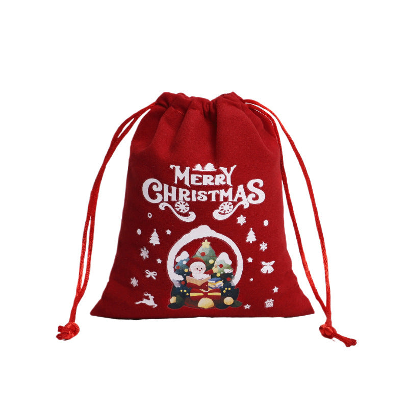 Christmas Gift Velvet/linen Drawstring Bags Bracelet Jewelry Candy Packaging Bags - V.I.P Digital Presence