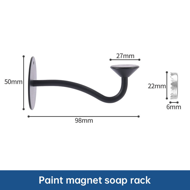 Stainless Steel Magnetic Soap Holder No Trace Paste Soap Holder in Toilet Soap Box Drain Rack Bathroom Shelf - V.I.P Digital Presence