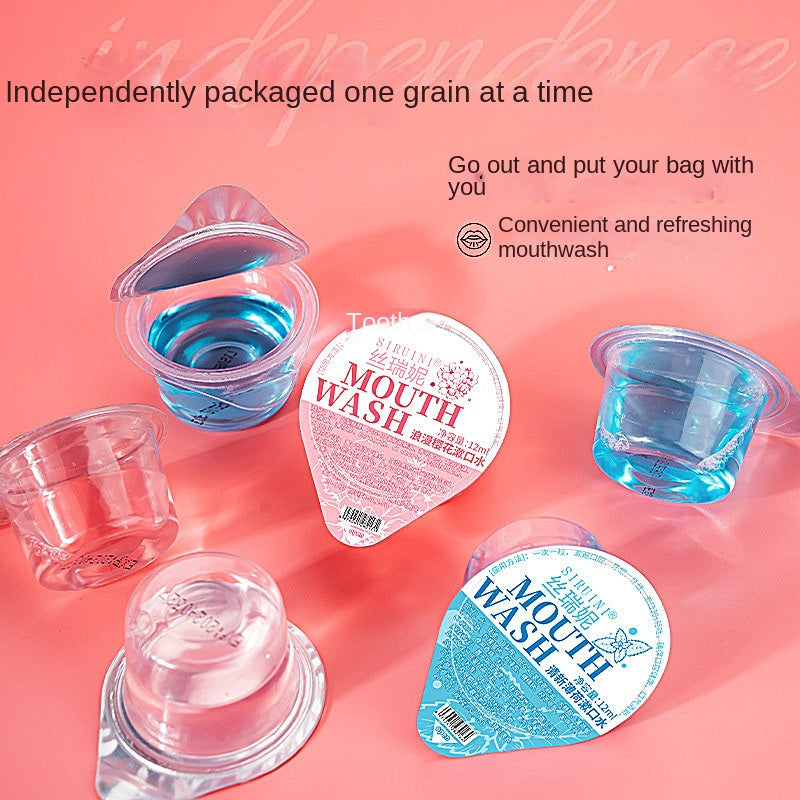 Portable Oral Care Solution in Jelly Cups - Disposable Independent Packaging for Travel and Accommodation - V.I.P Digital Presence