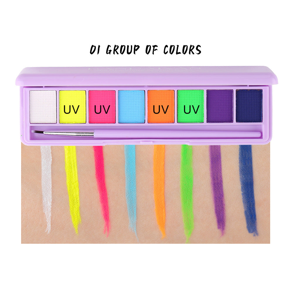 HANDAIYAN Water Soluble Body Paint Eyeliner Eyeshadow Ultraviolet Glow Paint Face Body Pigment - V.I.P Digital Presence