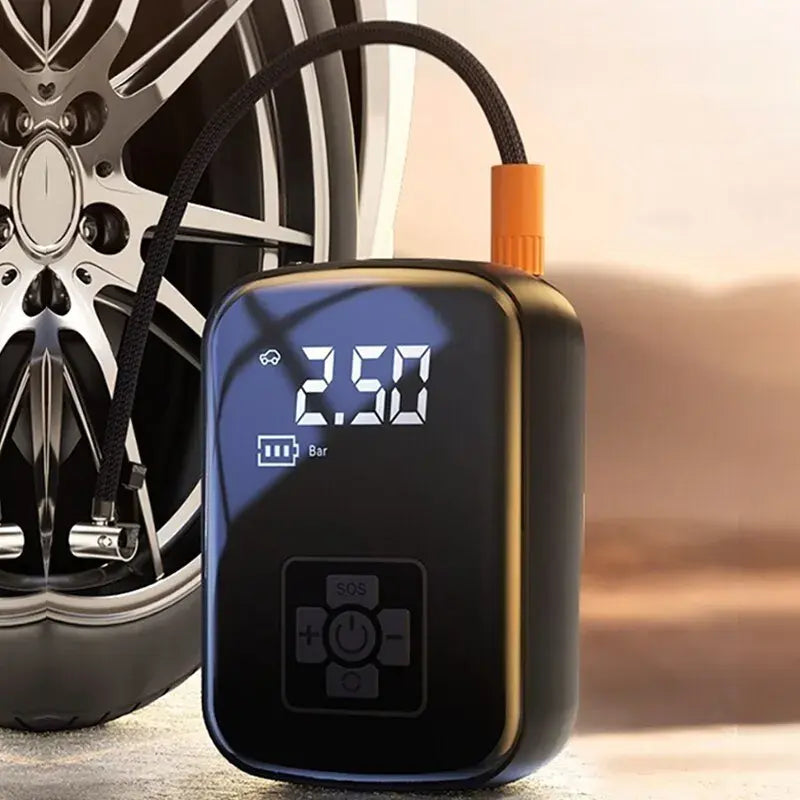 Car mounted wireless inflation pump car mini inflation pump household car dual-use high-pressure air pump - V.I.P Digital Presence