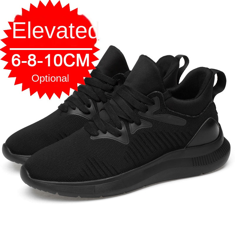 Men's shoes breathable men's casual shoes invisible height increasing shoes mesh sports shoes - V.I.P Digital Presence