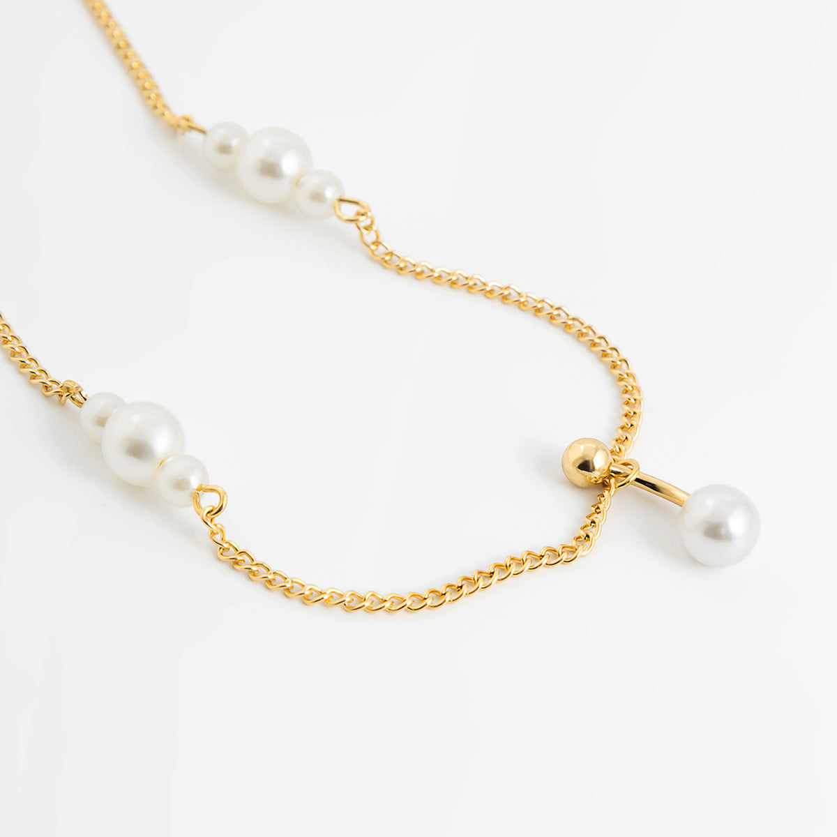 Zircon navel nail body chain sexy imitation pearl tassel chain - V.I.P Digital Presence