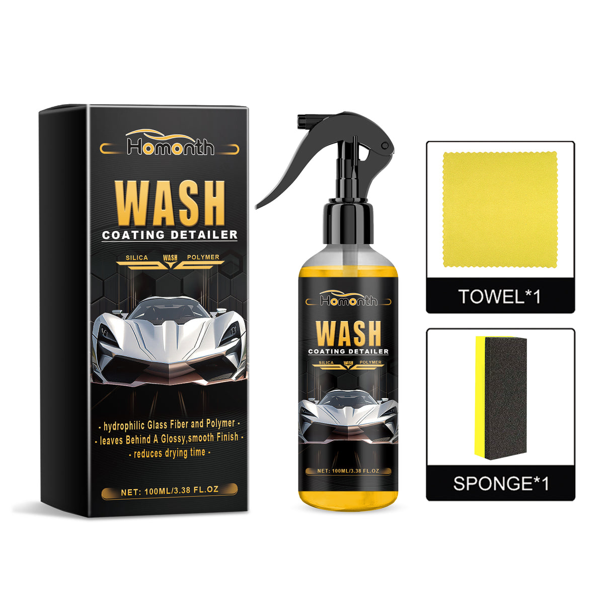 Wash Coating Detailer, Decontamination Refurbishment Maintenance Brightening Multi-Purpose Cleaning And Care Agent - V.I.P Digital Presence