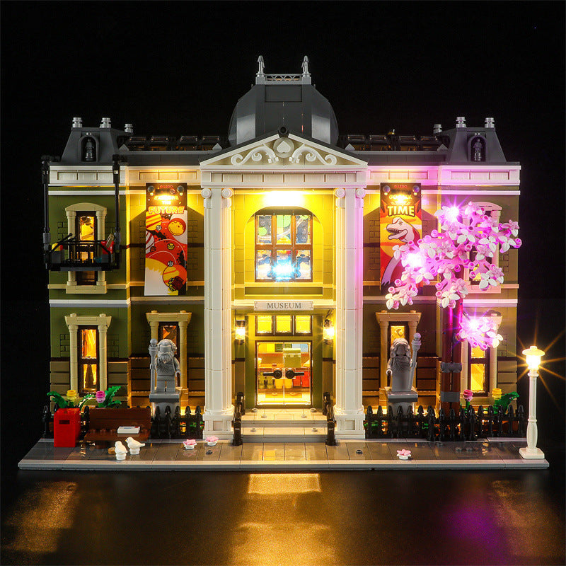 YEABRICKS is compatible with LEGO 10326 Natural History Museum building blocks, LED lighting fixtures, street view toys, and lighting - V.I.P Digital Presence