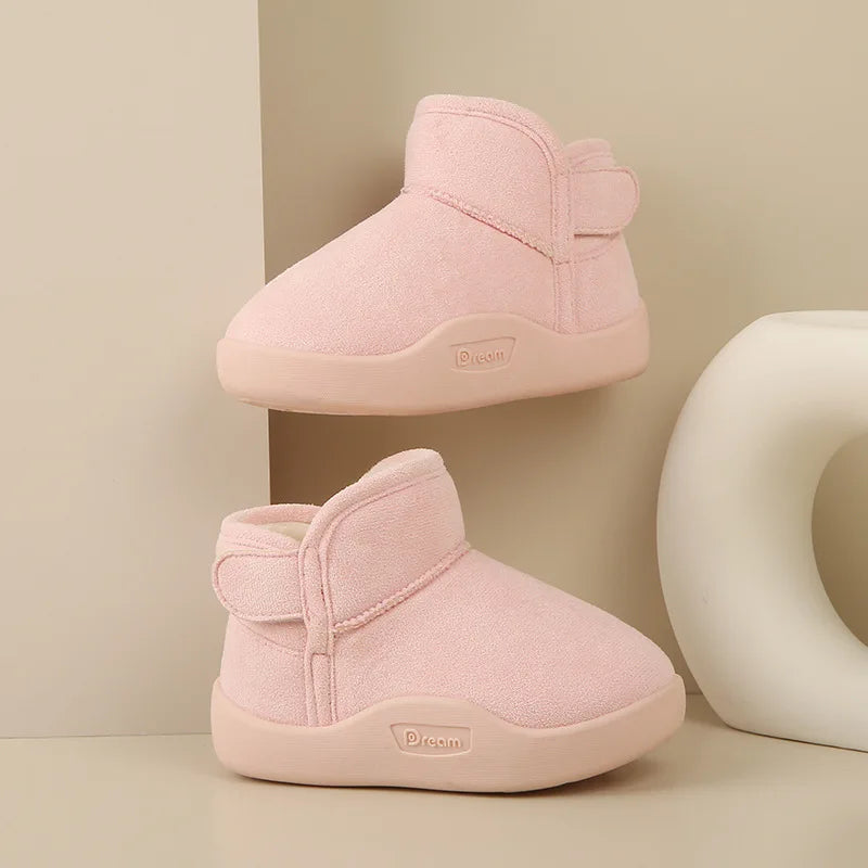 Winter Baby Girl Shoes Toddler Snow Boots Infant Plush Warm Kids Ankle Boots Boys Cotton Shoes - V.I.P Digital Presence