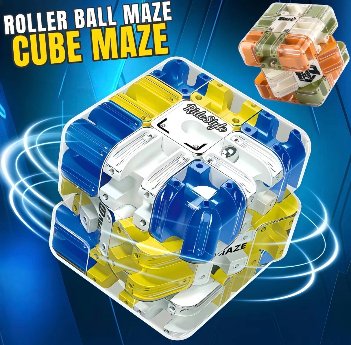 BrainOrbit Maze Cube