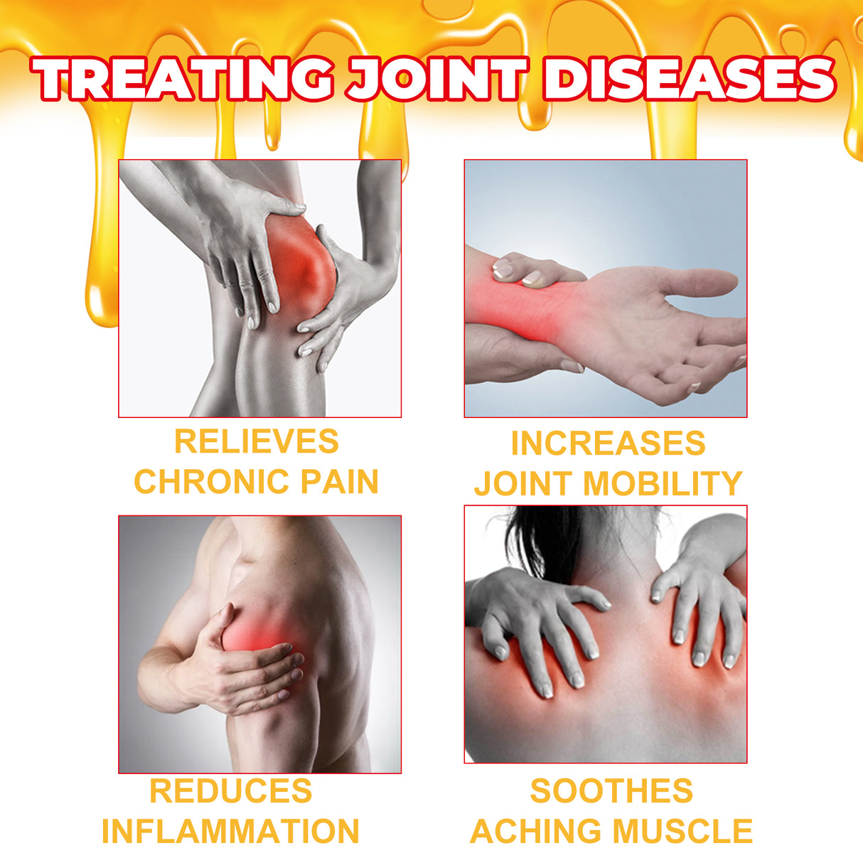 Bee Venom Joint Care Cream Relieves Knee Joint Pain And Discomfort By Massaging Body Joint Care Cream - V.I.P Digital Presence