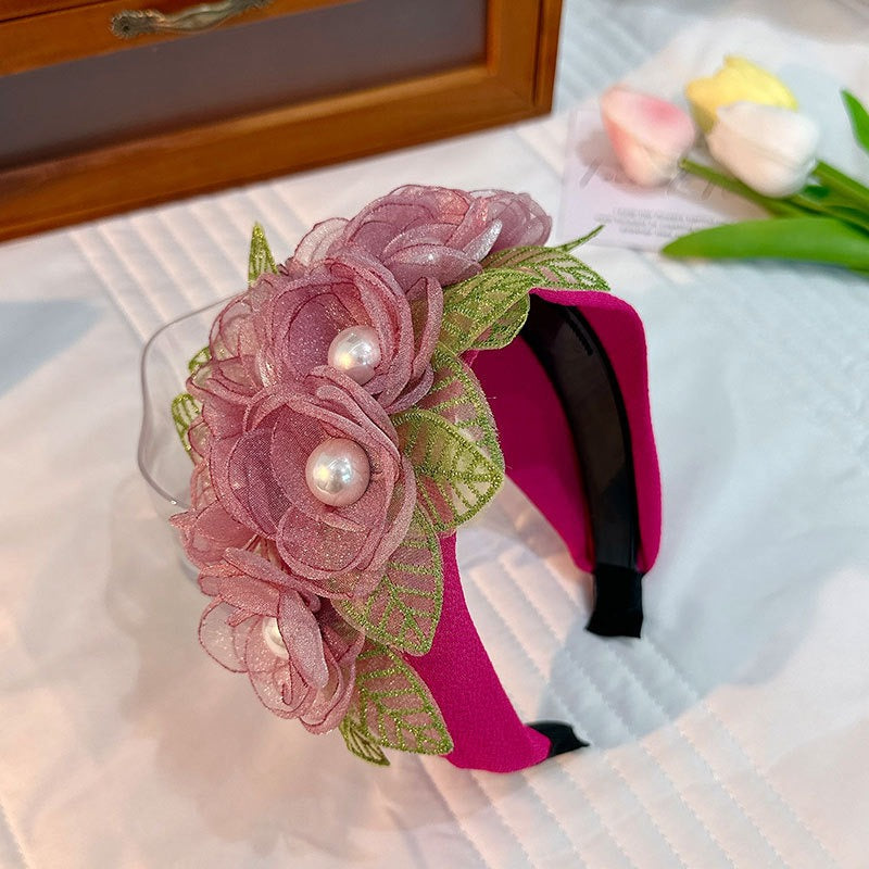 Handmade Fabric Headband for Fashion Flower Series - V.I.P Digital Presence