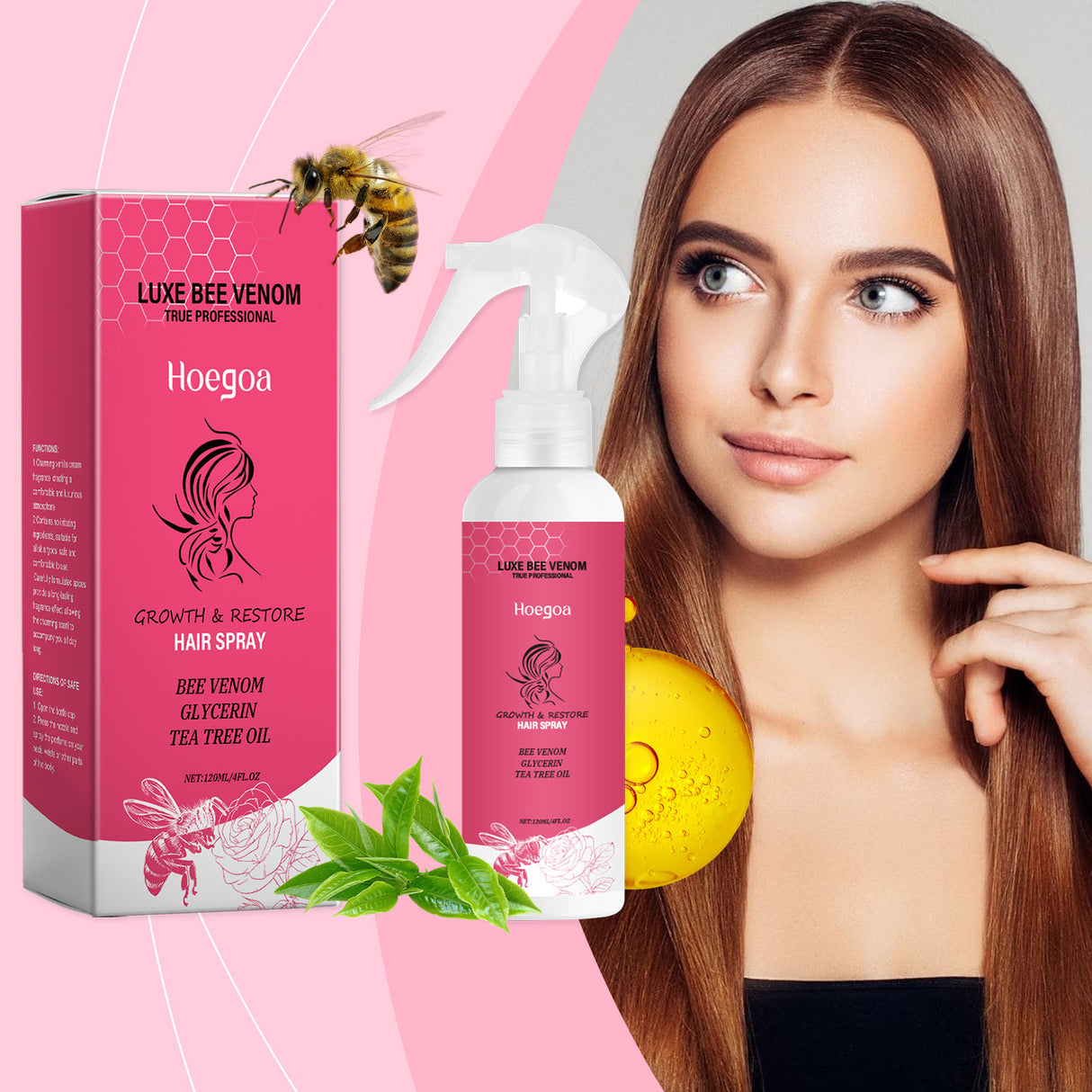 Hair Care Spray Hair Care Essence Smooth, Nourishing, Plump, Hydrating And Hydrating Hair Care Spray - V.I.P Digital Presence