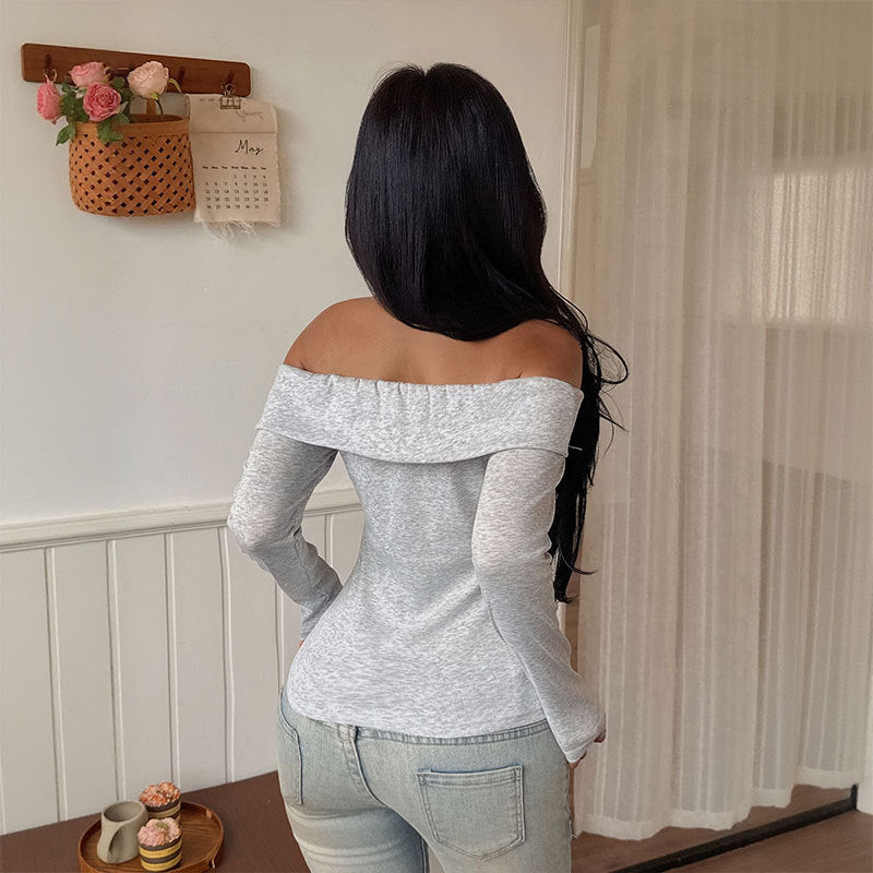 Slim Fit Spicy Girl One-Shoulder Top for Women - V.I.P Digital Presence