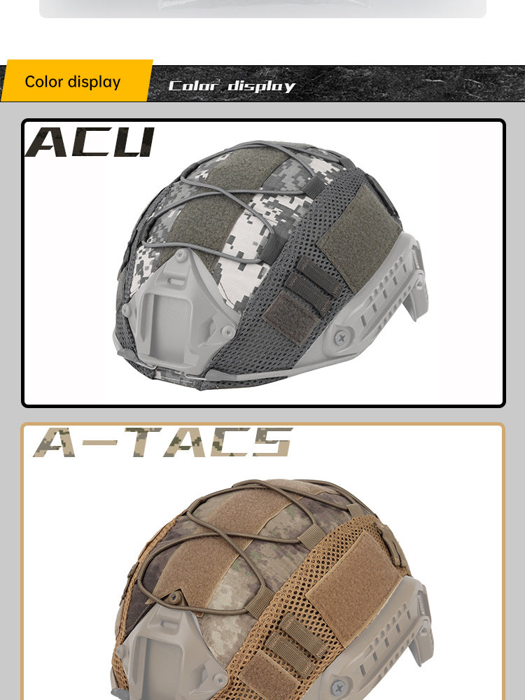 Tactical Multicam Helmet Cover for for Ops-Core FAST PJ Helmet Paintball Wargame Gear CS FAST Helmet Cover - V.I.P Digital Presence