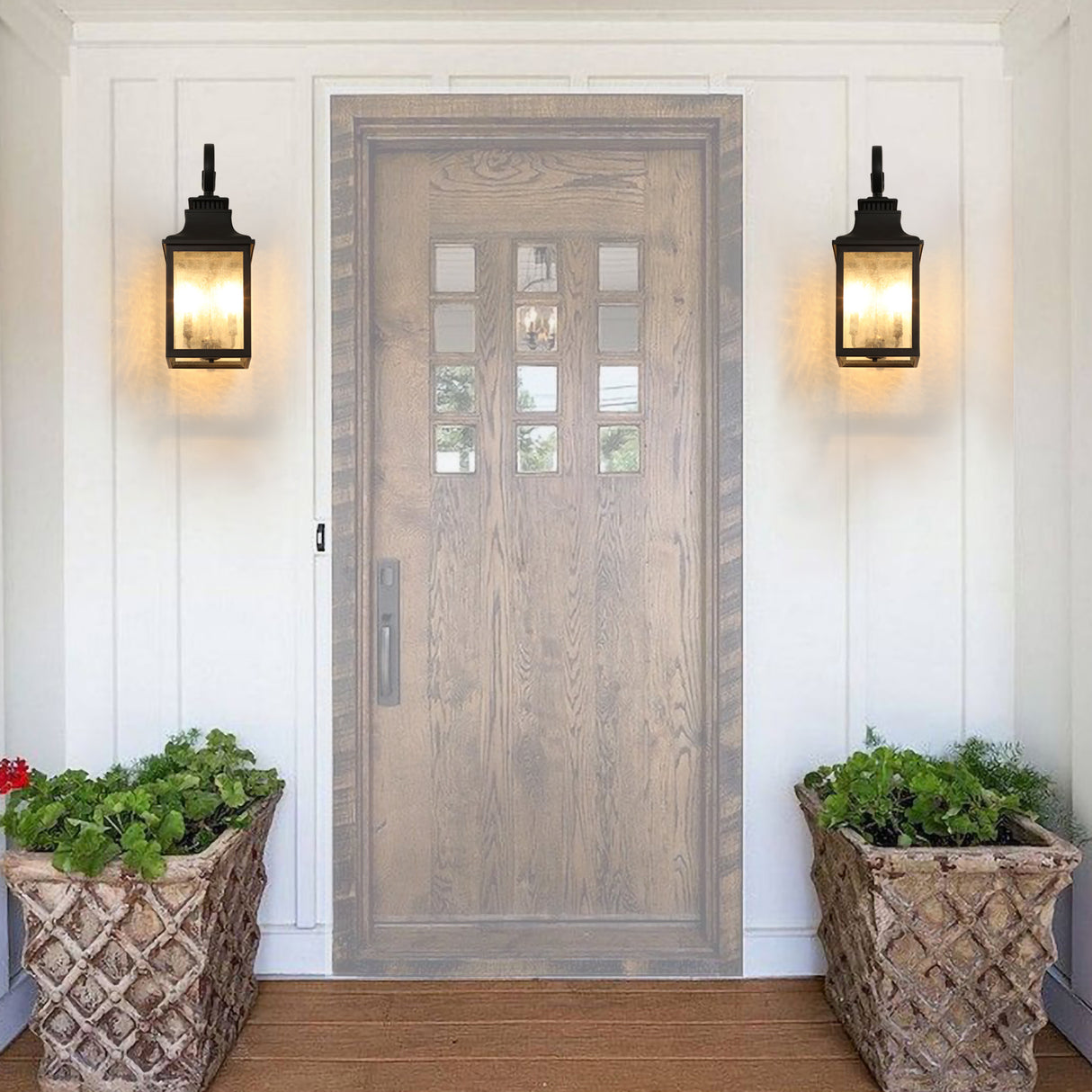 Large Outdoor Wall Lamps With Glass - V.I.P Digital Presence