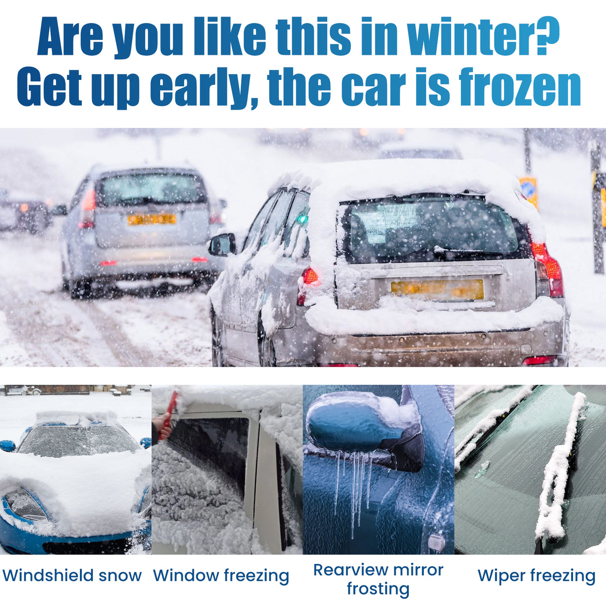 Melting Snow Remover Quick Melting Snow Remover For Car Glass In Winter Front Windshield And Window Snow Preventer - V.I.P Digital Presence
