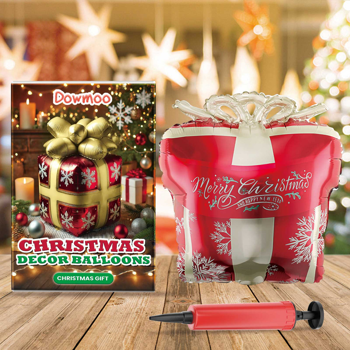 Christmas Balloons Balloon Standing Santa Claus Reindeer Christmas Tree Event Atmosphere Arrangement - V.I.P Digital Presence