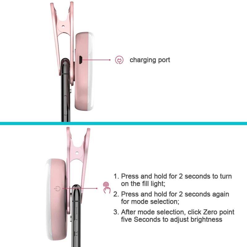 Mobile Phone Lens 15x Macro Lens Beauty Shooting Eyelashes Nails Make-Up Makeup Photo Fill Light LQ190 - V.I.P Digital Presence