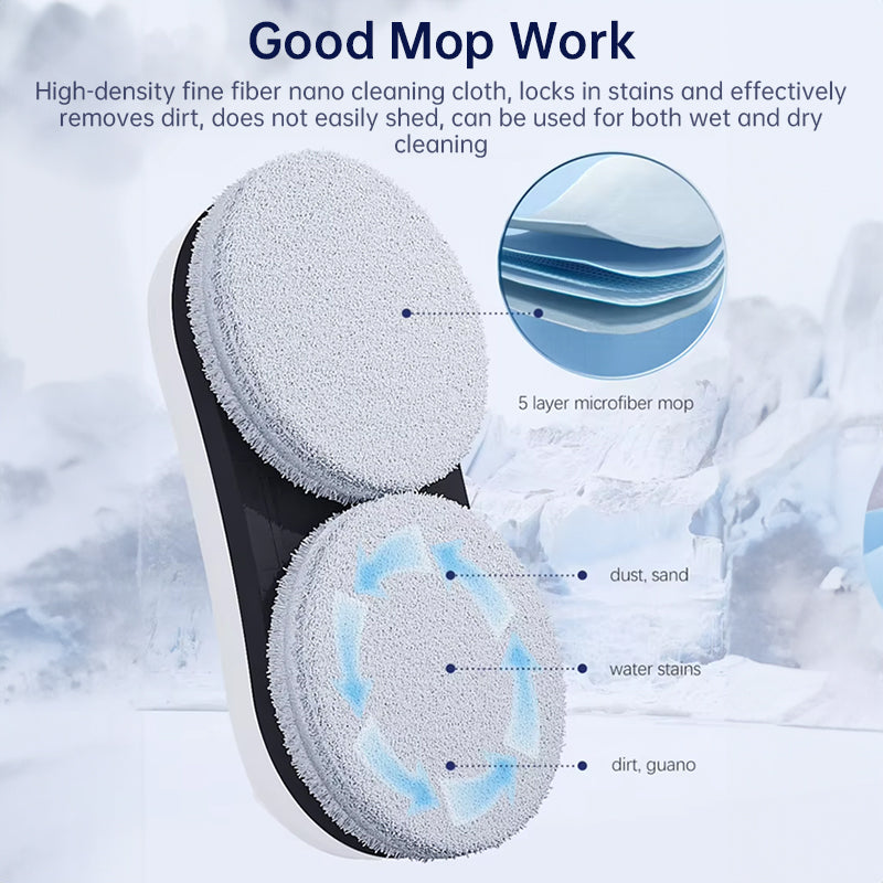 5600Pa Smart Window Cleaning Robot Auto-Guided, Remote-Controlled Glass Cleaner for Home Use - V.I.P Digital Presence