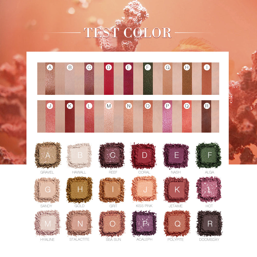 Beauty 18 Color Eye Shadow Plate Pearl Glitter Powder High Gloss Matte Multi Color Eye Shadow Plate Color Makeup - V.I.P Digital Presence