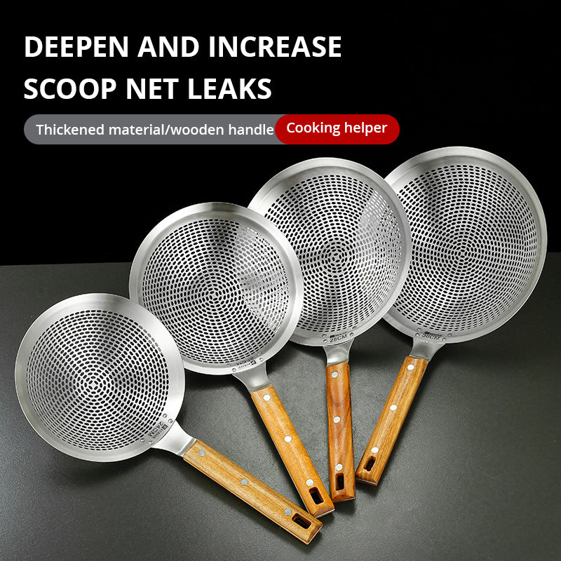 Large Stainless Steel Oil Strainer, Commercial Oil Strainer, Lo Mein Strainer, Oil Leak Strainer, Household Lo Mein Strainer - V.I.P Digital Presence