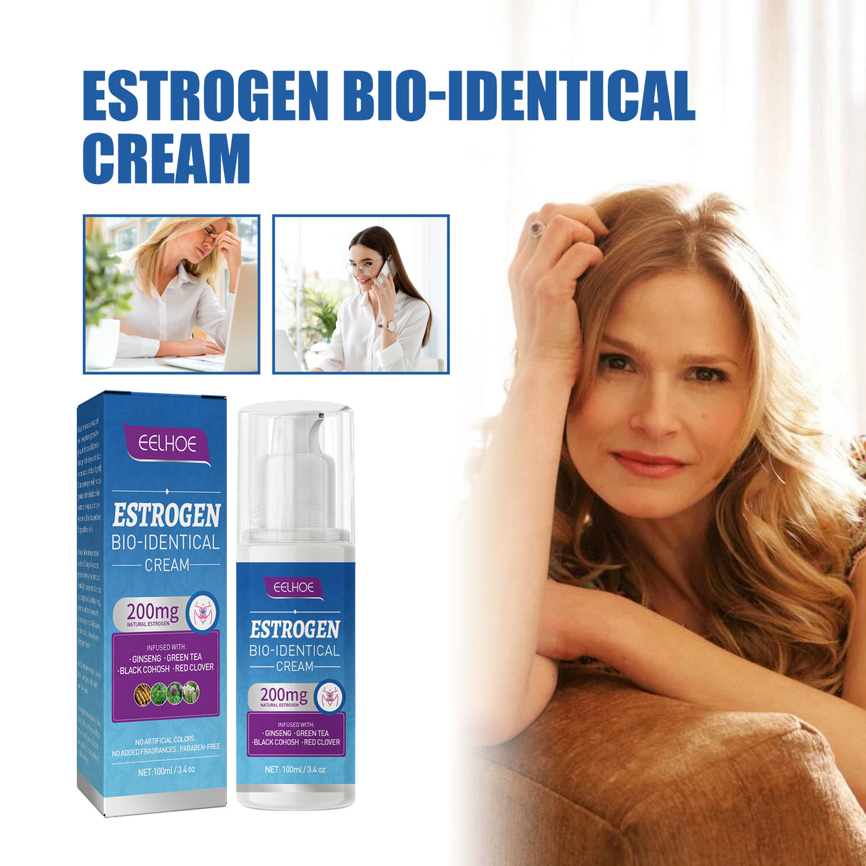 Menopause Soothing Cream, Tired Night Sweats And Mood Swings Reduce Menopause Care Cream For Women - V.I.P Digital Presence