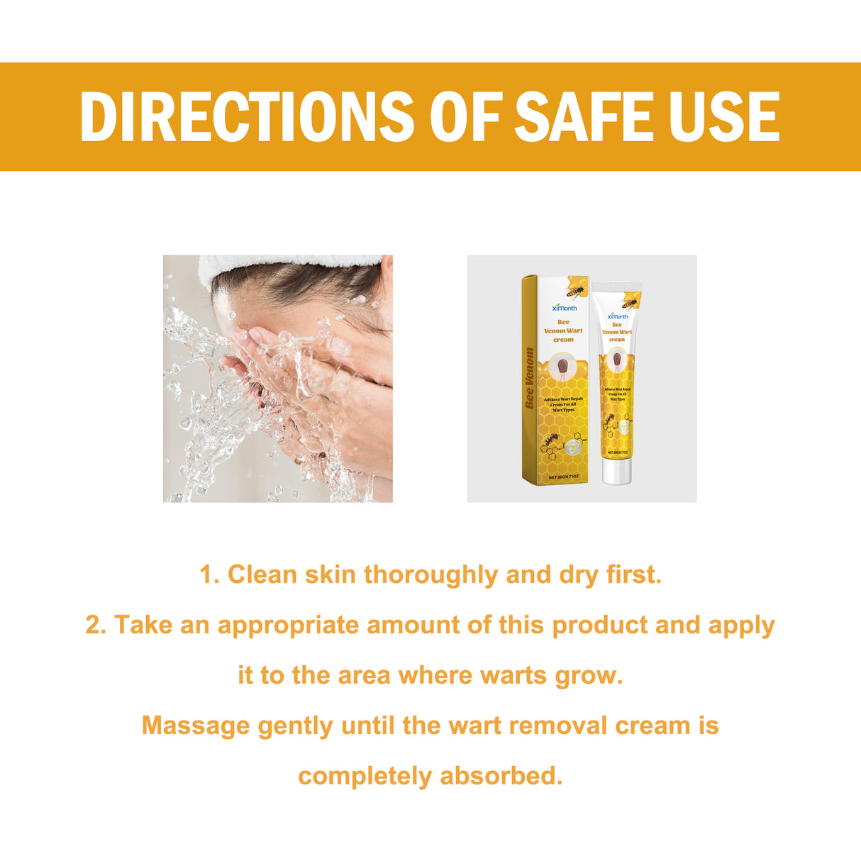 Bee Venom Wart Cream, Repair Smooth Skin Lightening Nevus Spot Nevus Cure Wart Care Cream - V.I.P Digital Presence