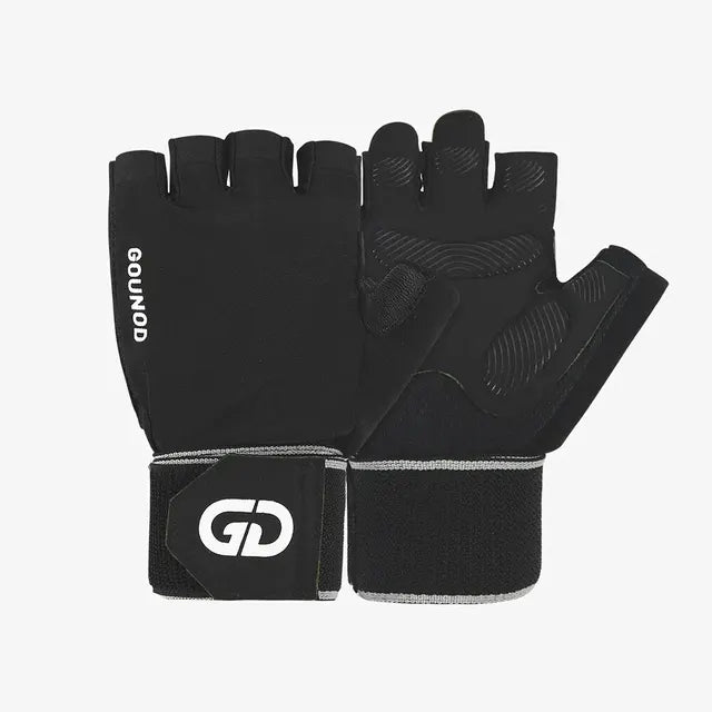Fitness gloves with microfiber anti slip and wear-resistant design half finger gloves with straps - V.I.P Digital Presence