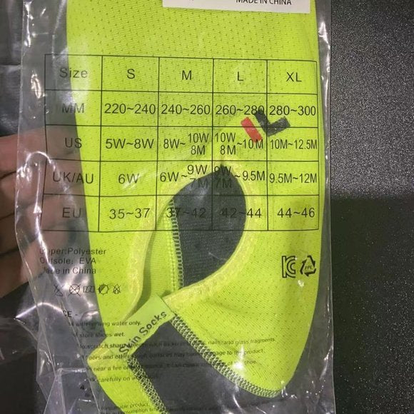Summer Outdoor Water Sports Shoes for Men Women Kids Barefoot Beach Swim Surf Dive Quick-Dry Aqua Yoga Socks Slip on-Green-M - V.I.P Digital Presence