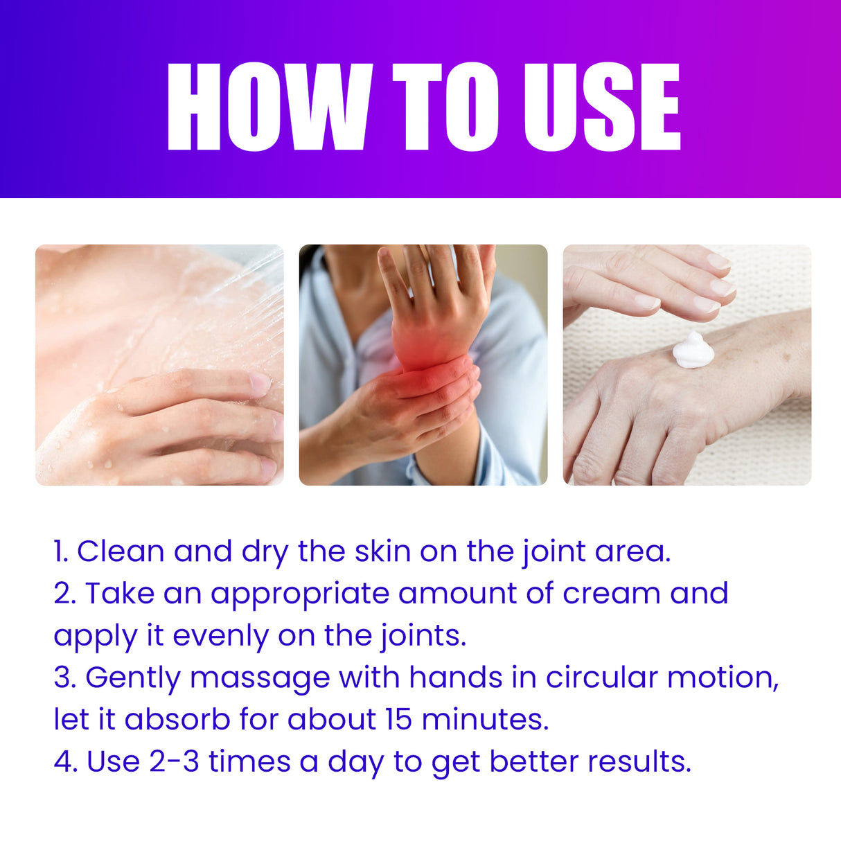 Joint Repair Cream, Shoulder, Neck, Lumbar Spine And Leg Joint Massage Treatment To Relieve Swelling, Pain And Discomfort - V.I.P Digital Presence